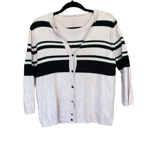 St. John tank blouse and cardigan set - Picture 12 of 12